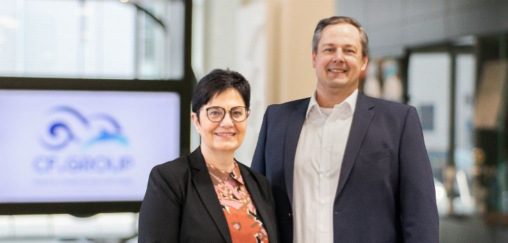 Birgit Leibfritz (ancienne CFO) et Martin Eisele, nouveau CFO de Chemoform AG