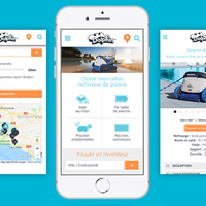 Les robots de piscine Dolphin sur un nouveau site web Full Mobile