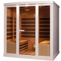 New range of saunas  with infra panels