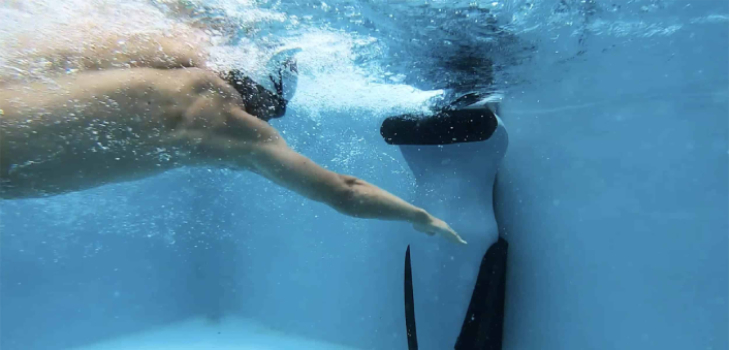La nage à contre-courant Swimeo, recommandée pour les nageurs de haut niveau