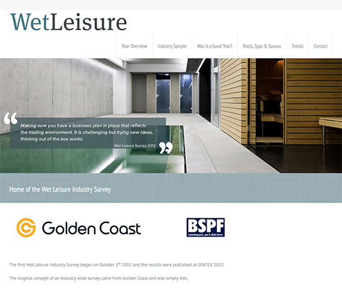 Wet Leisure website