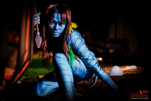 Zážitkové saunování na téma Avatar v podání Lisy Pobre Christensen