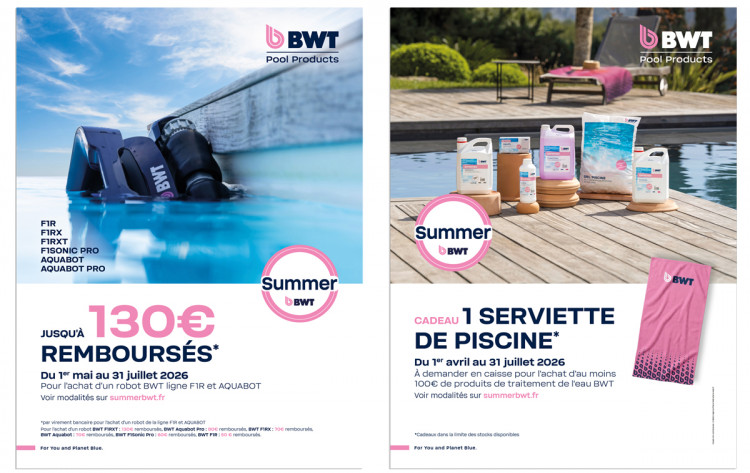 Affiches Summer 2026 de BWT Pool Products