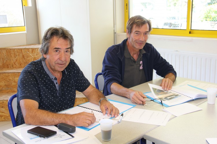 Antonio Garcia Sanchez et Jérôme Lalfert - Jury du BP Piscine 2019 Pierrelatte