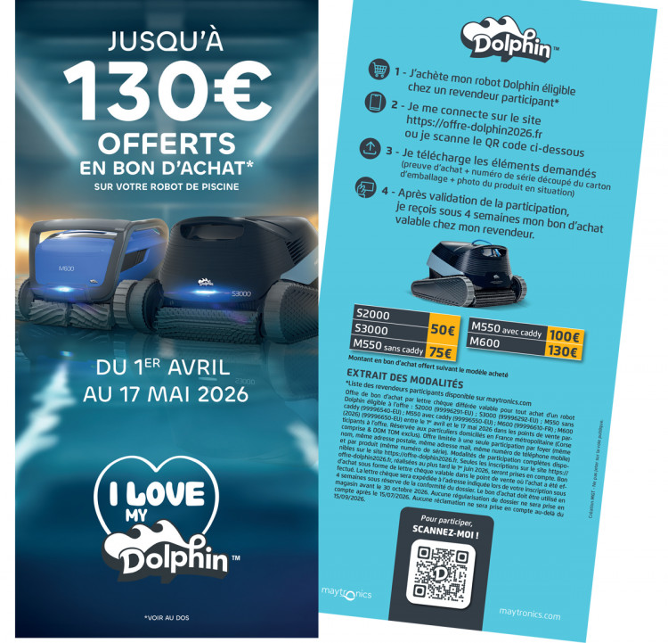 PLV Campagne Dolphin Maytronics