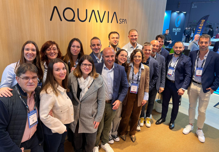 The Aquavia Spa team at Piscina Barcelona 2025