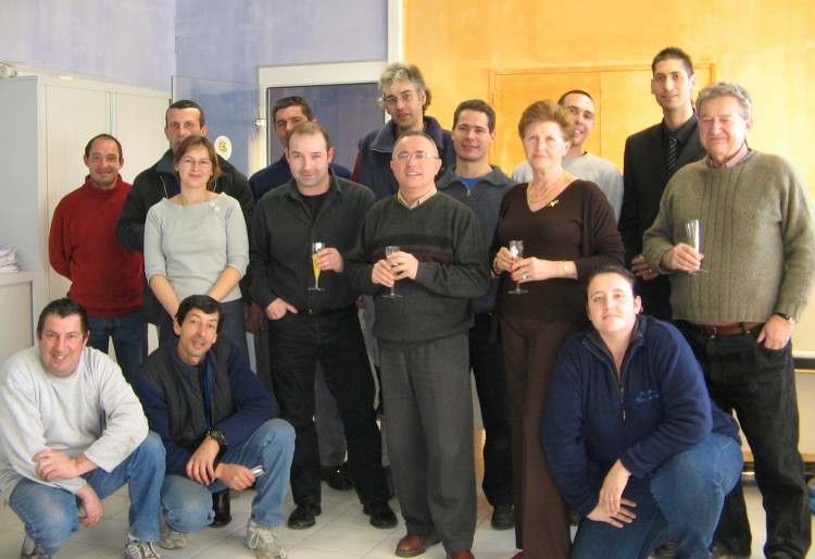 L'équipe CID Plastiques en 2003