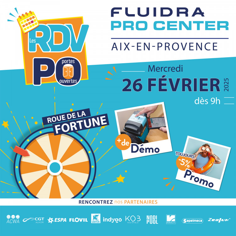 Porte Ouvertes Fluidra PRO Center Aix en Provence 2025