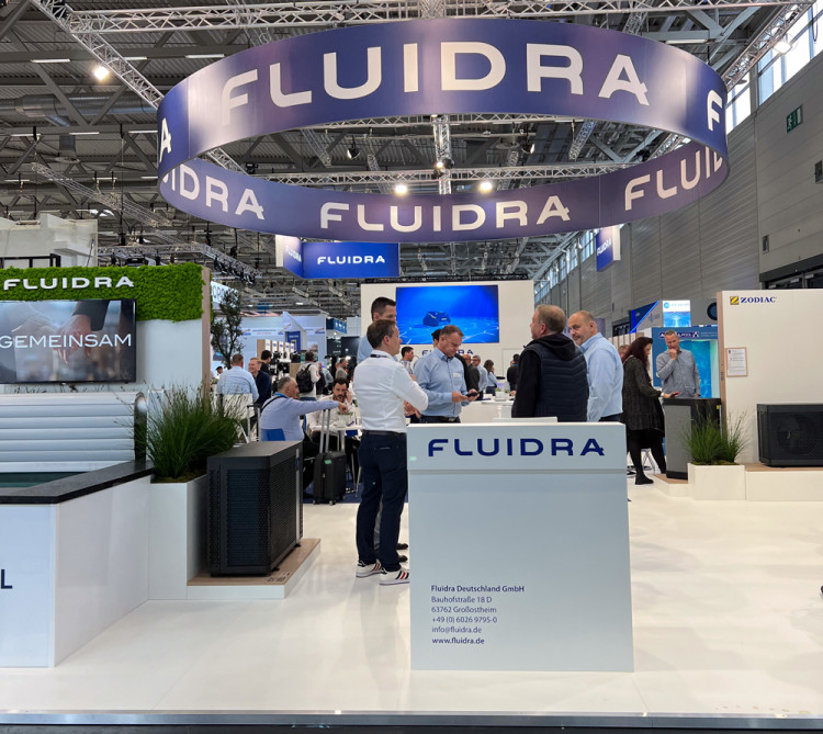 Fluidra stand at aquanale 2023