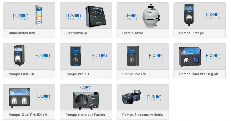 Produits Fusion Piscines