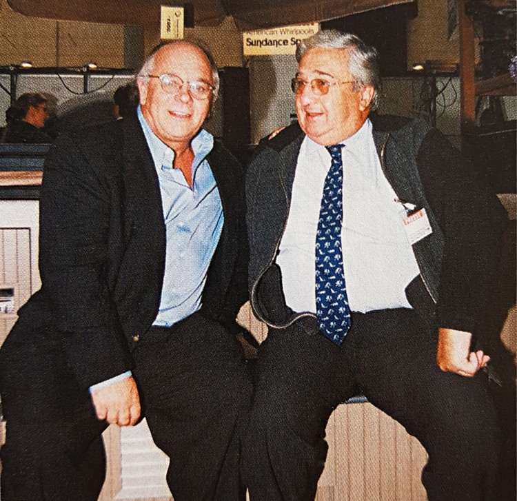Keith Scott et Henri Peruchon à Lyon salon Piscine