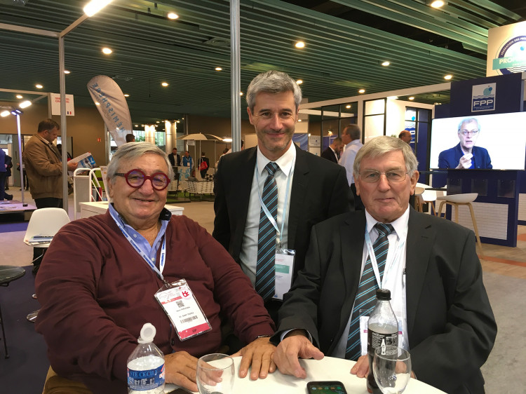 Henri Peruchon, Vincent Quéré et Shimon Zelas salon Lyon 2018