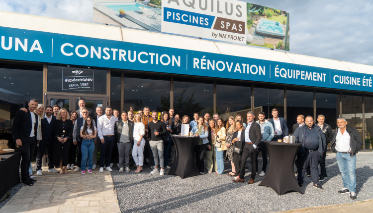 Inauguration du showroom Aquilus Piscines & Spas à Thionville