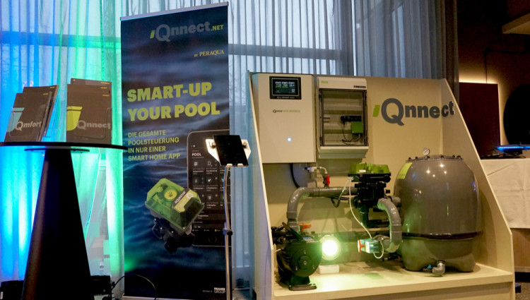 The smart pool system "iQnnect" from Peraqua