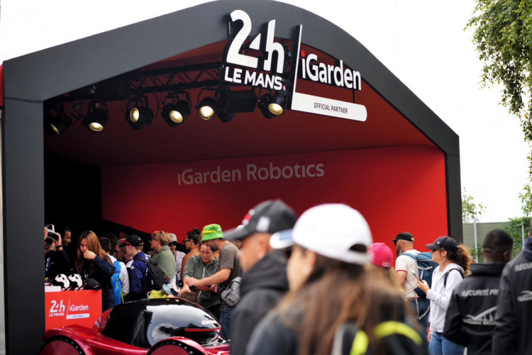 The iGarden stand at the 24 Hours of Le Mans