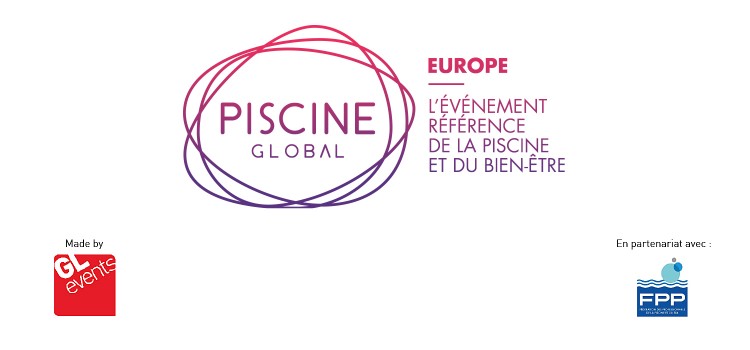 logos Piscine Global Europe Made by GL events en partenariat avec la FPP