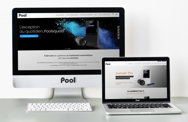 Nouveau site web Pool technologie 2021