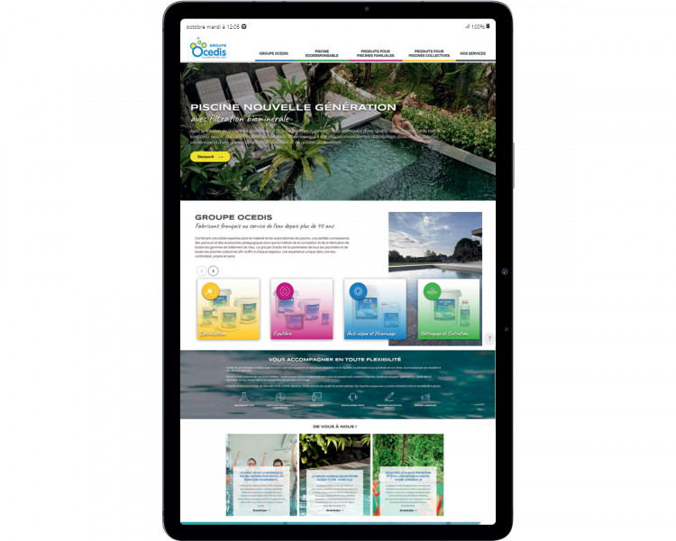 nouveau site web Ocedis