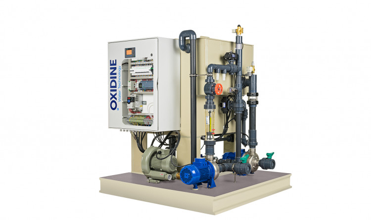 Oxidine système de récupération des eaux grises Oxidine système de récupération des eaux grises piscines collectives