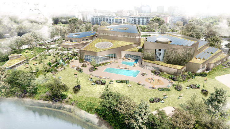 The future Rebstockbad in Frankfurt