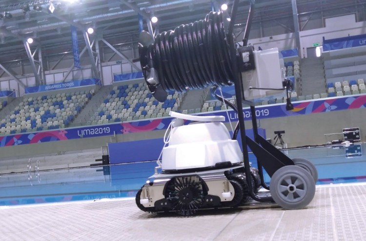 Robot Chrono aux Jeux Panaméricains à Lima Pérou 2019