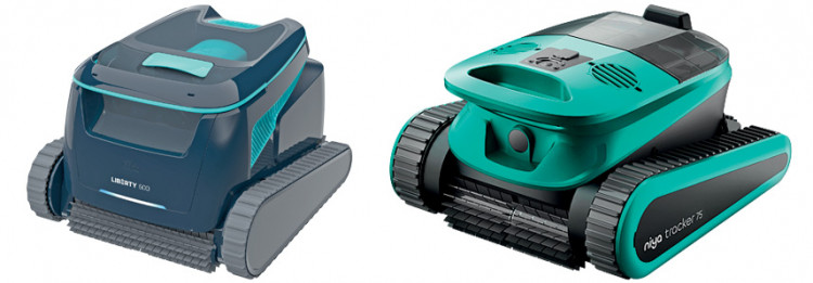 Liberty 600 robot: 2 weeks of cleaning on a single charge ; Niya Tracker cordless cleaner