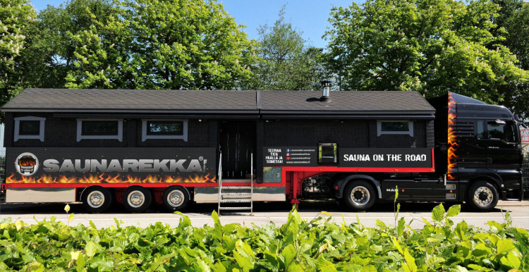 Saunarekka - Sauna on the road Sauna From Finland