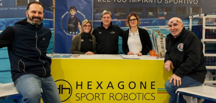 Lo stand di Hexagone Italia a ForumPiscine 2025