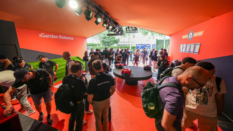 The iGarden stand at the 24 Hours of Le Mans