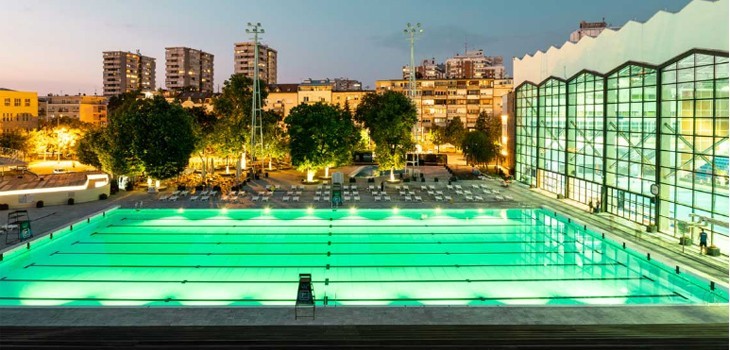 Pool of Tašmajdan Sports Centre in Belgrade