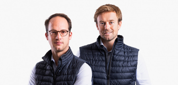 The two directors of the TSPH group: Guillaume de Troostembergh and Edmond de Fabribeckers