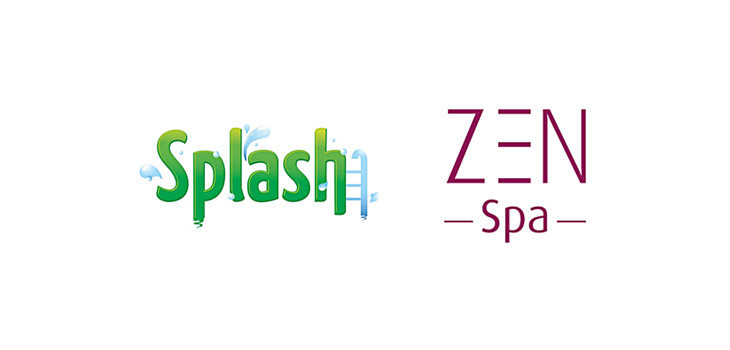 Splash and Zen Spa logos