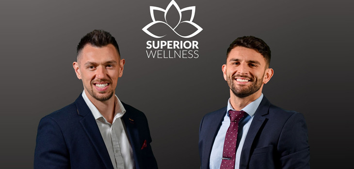 Rob CARLIN, Geschäftsführer und Gareth WARD, Verkaufsleiter von Superior Wellness