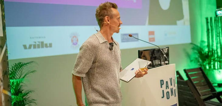 Jasper Pääkkönen, Keynote speaker at the World Sauna Forum