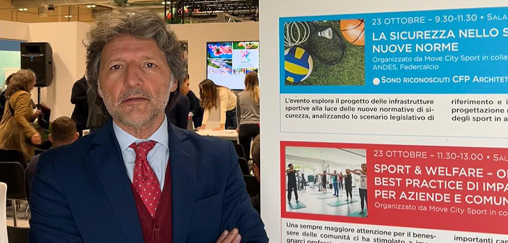 Ferruccio Alessandria, presidente di Assopiscine, a Move City Sport 2024