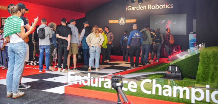  iGarden Robotics innovations at the Fairland stand 24 Hours of Le Mans