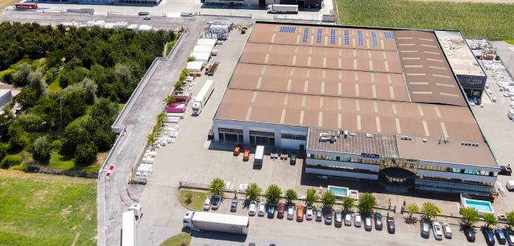 La sede a Rodi di Granda Manufacturing Group