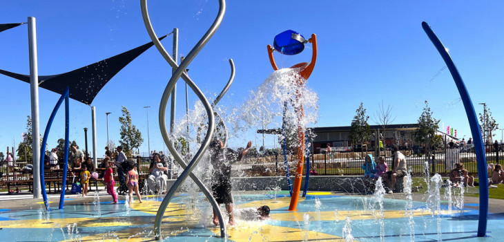 Gipps Street recreation Precinct in Claremont Meadows, Australia