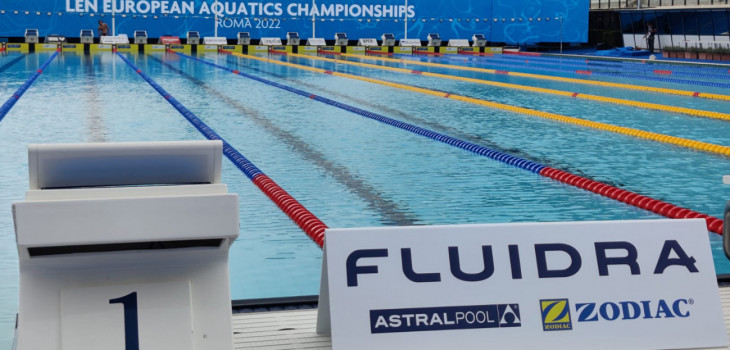 Fluidra partner dei LEN European Aquatics Championships 2022
