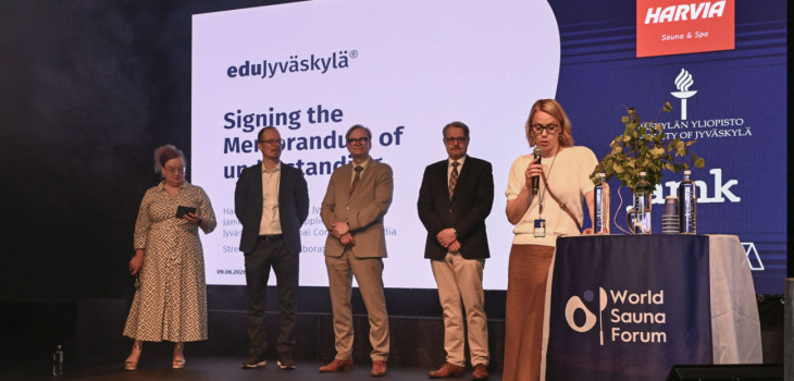 Harvia signs a strategic partnership with Jyv&auml;skyl&auml;&rsquo;s academic ecosystem during the World Sauna Foru