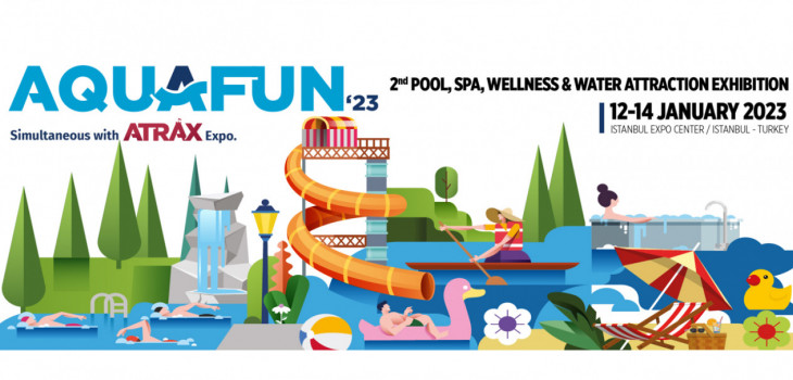 Aquafun 2023 exhibition pool spa wellness industry istanbul turkey