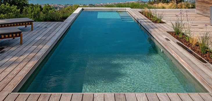 PURE piscine Carré bleu
