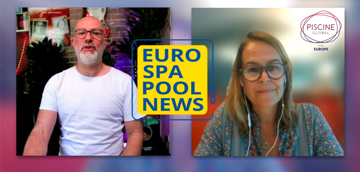 EuroSpaPoolNews reçoit Florence Rousson Mompo, Directrice du salon Piscine Global Europe