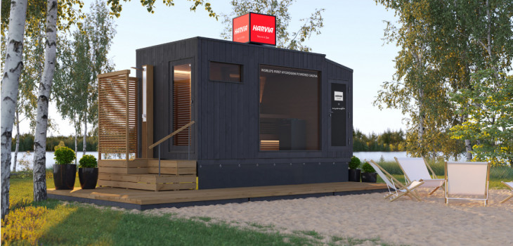 harvia,toyota,presentent,premier,sauna,monde,chauffe,hydrogene