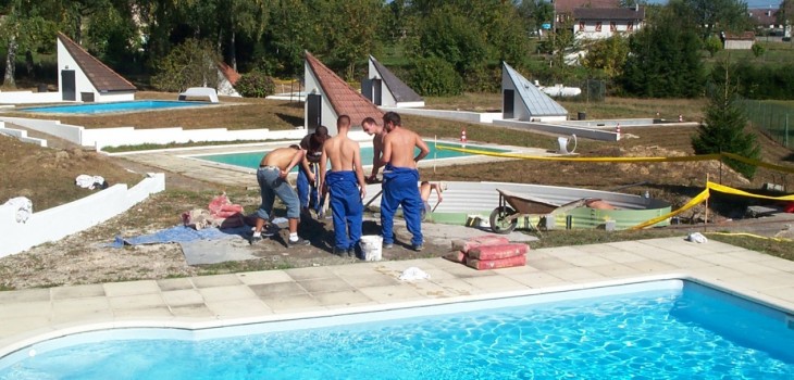 apprentis BP piscine CFA Bains les bains la Vôge les Bains metiers piscine