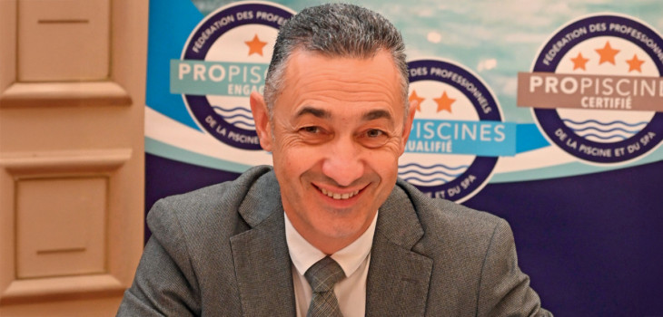 Stéphane FIGUEROA,  President of the French Federation of Pool and Spa Professionals