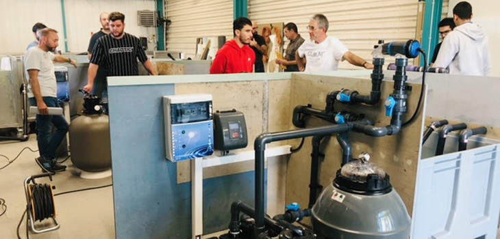 Formations à l'UFA de Pierrelatte métiers piscine