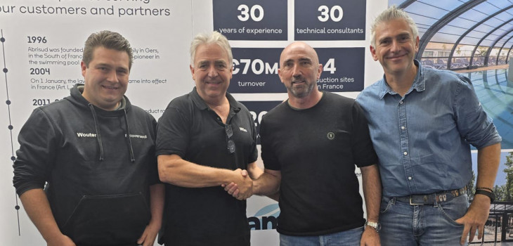Stephan Verandier (V&eacute;randi), J-M D&eacute;tienne (V&eacute;randi), Fabien Rivals (Abrisud) and Matthieu Martinez (