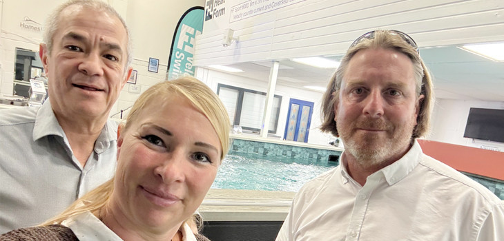 The LighHouse Journey-velocity swim jet: Michael Visser, Angela Herrmann and Dan Phillips