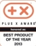 Fluidra's smart pool wins the best product of the year category in the Plus X Award